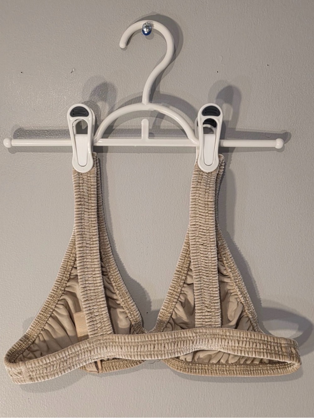 SKIMS Velvet Stretch Plunge Triangle Bra XS - Picture 6 of 11